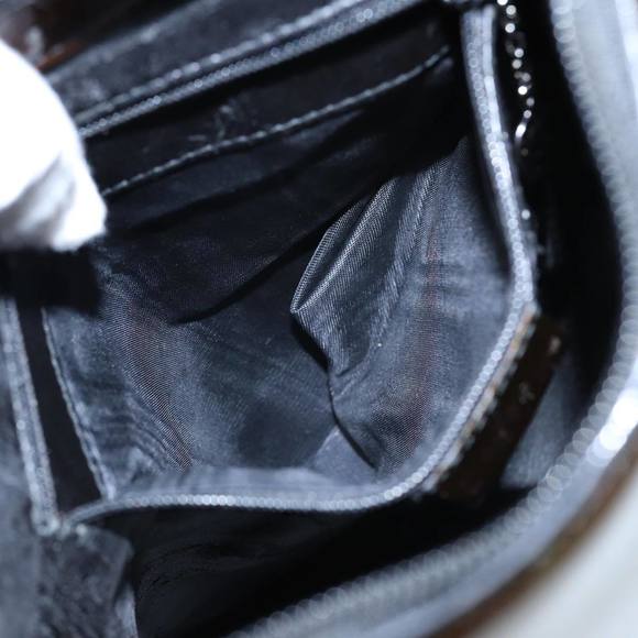 GUCCI Bamboo Hand Bag Enamel Brown 001 2058 3007 Auth yk13474 - Picture 11 of 16